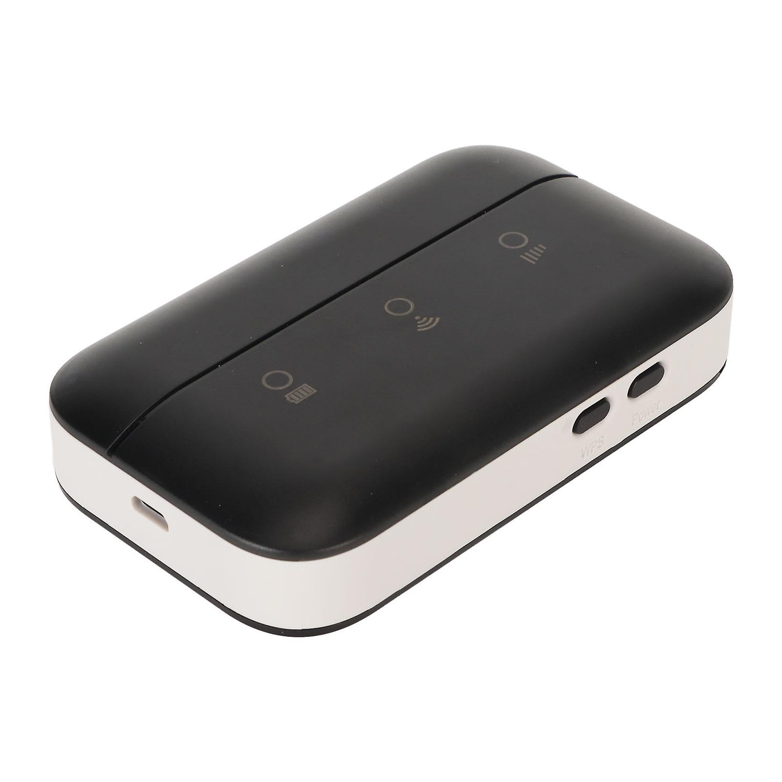 Mobile WiFi Hotspot with SIM Card Slot Support 3G 4G 10 Users 3200mAh Battery Portable WIFI for Cell Phone Laptop Black