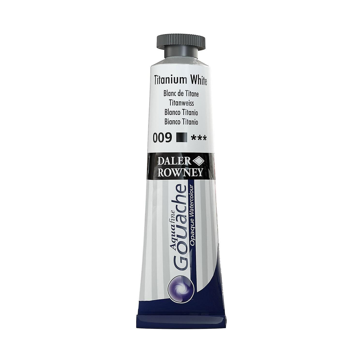 Daler Rowney Aquafine Gouache 38ML - Titanium White (009)