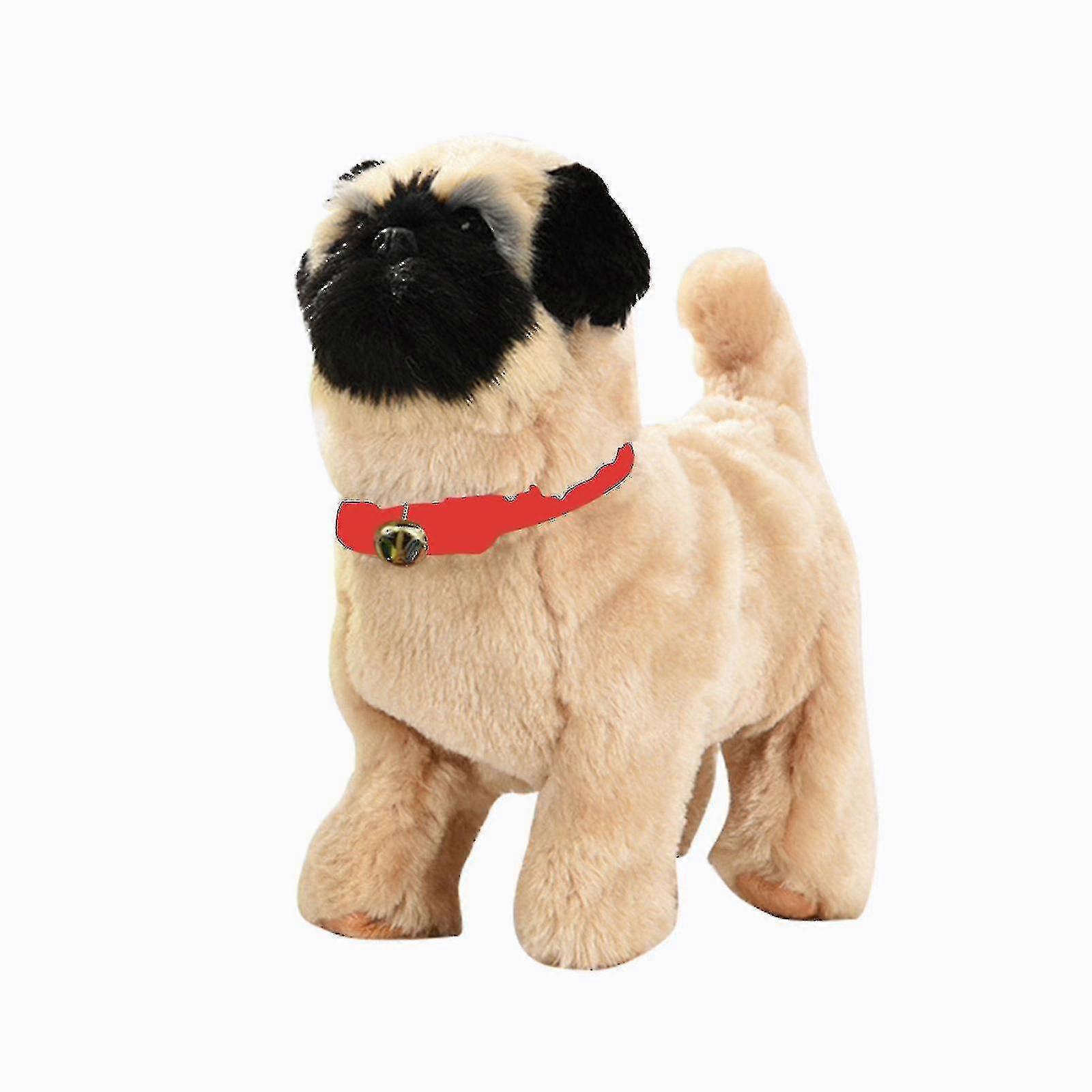 2025 Robot Dog Toys Interactive Electronic Plush Puppy Sound Control Teddy Walk Bark With Music Touching Control Robotic Animal Pet