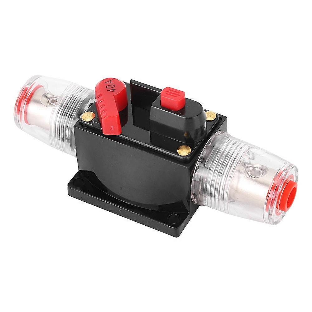 Auto Lkw Audio Verstärker Reset Circuit Breaker Sicherung Halter Auto Zubehör DC 12-24V40A