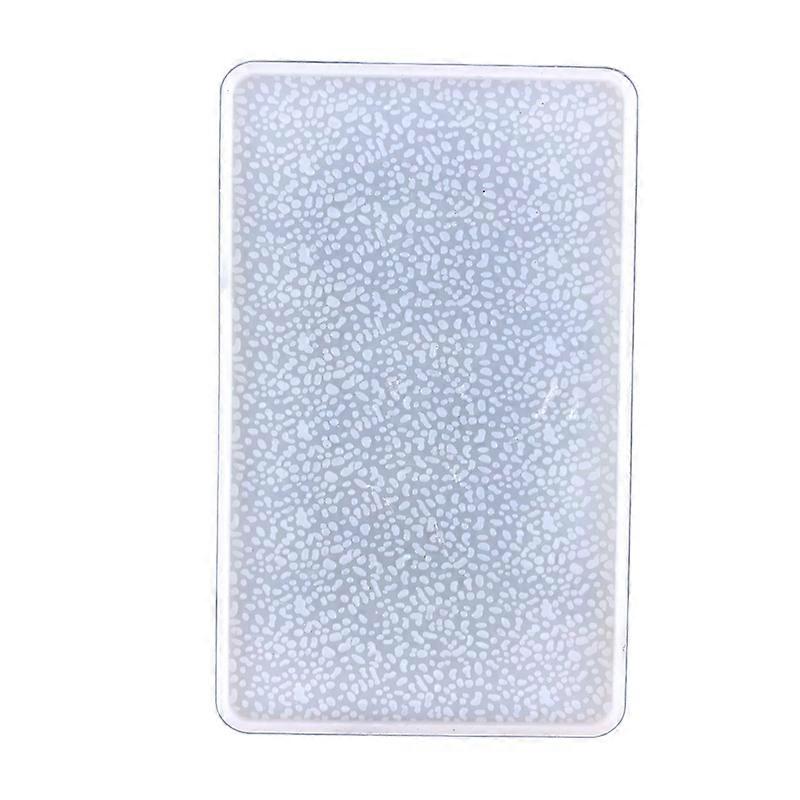 Resin Tray Mold Thick Rectangle Tray Coaster Mold Shiny Flat Edge Coaster Tray