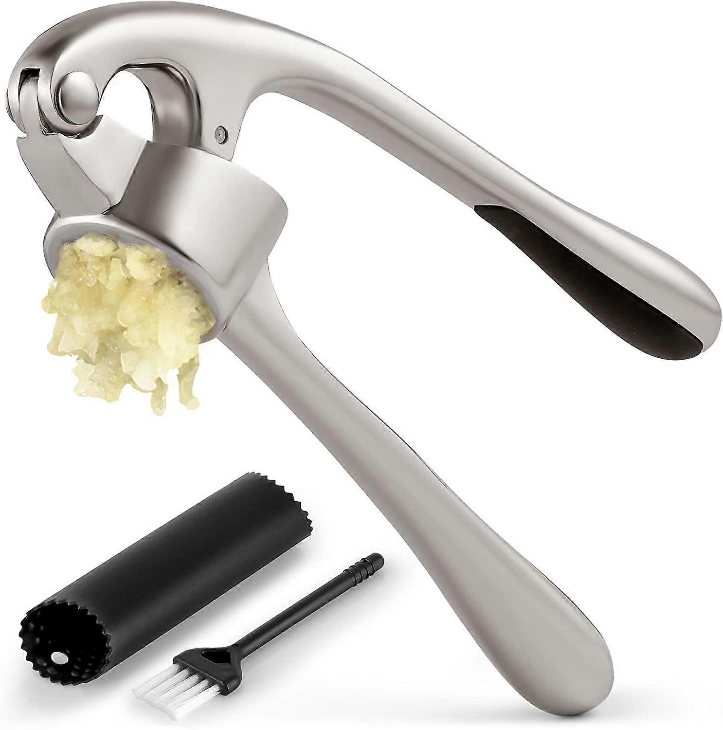 Kitchen Knoblauchpresse mit weichem, leicht zu drckendem ergonomischem Griff Knoblauchwolf Werkzeug mit stabilem Design extrahiert mehr Knoblauchpa