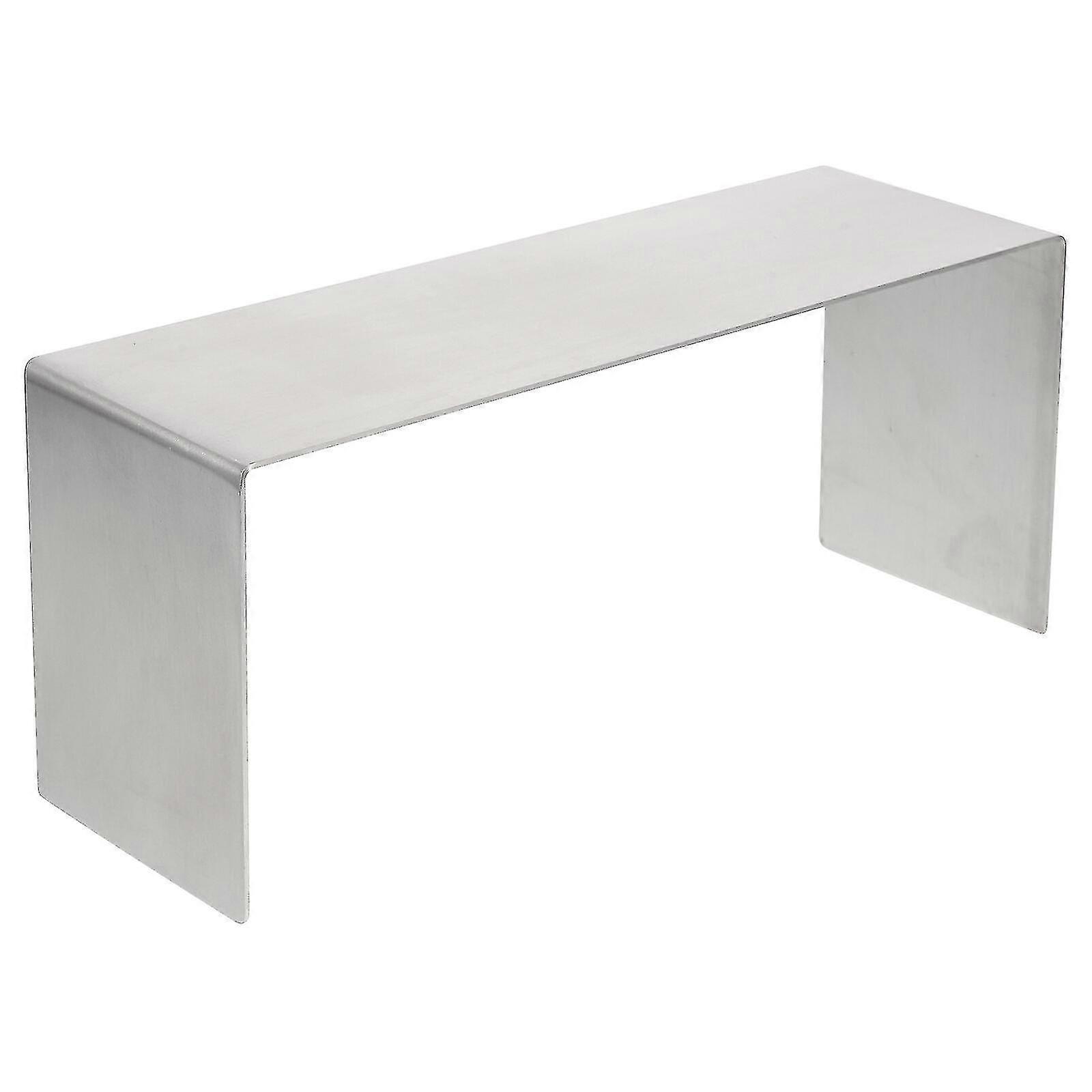 1pc Stainless Steel Display Rack Countertop Shoe Bag Display Rack Handbag Stand