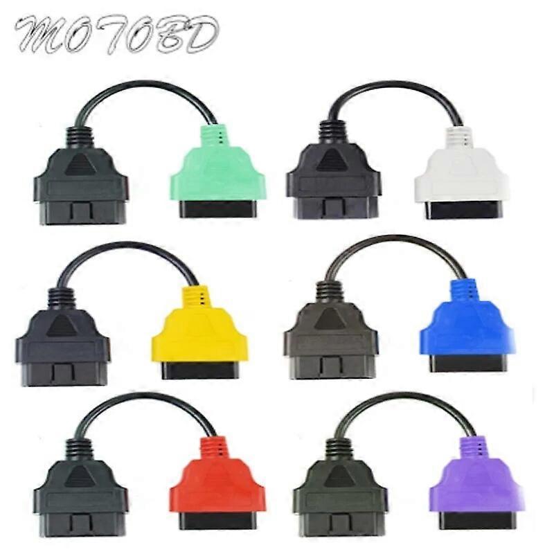 1 Pc For FiatECUScan Adapter OBD OBD2 Connector MultiECUScan ABS Air obd2 scanner obd Diagnostic cable for Fiat ECU Scan tool ST1M818