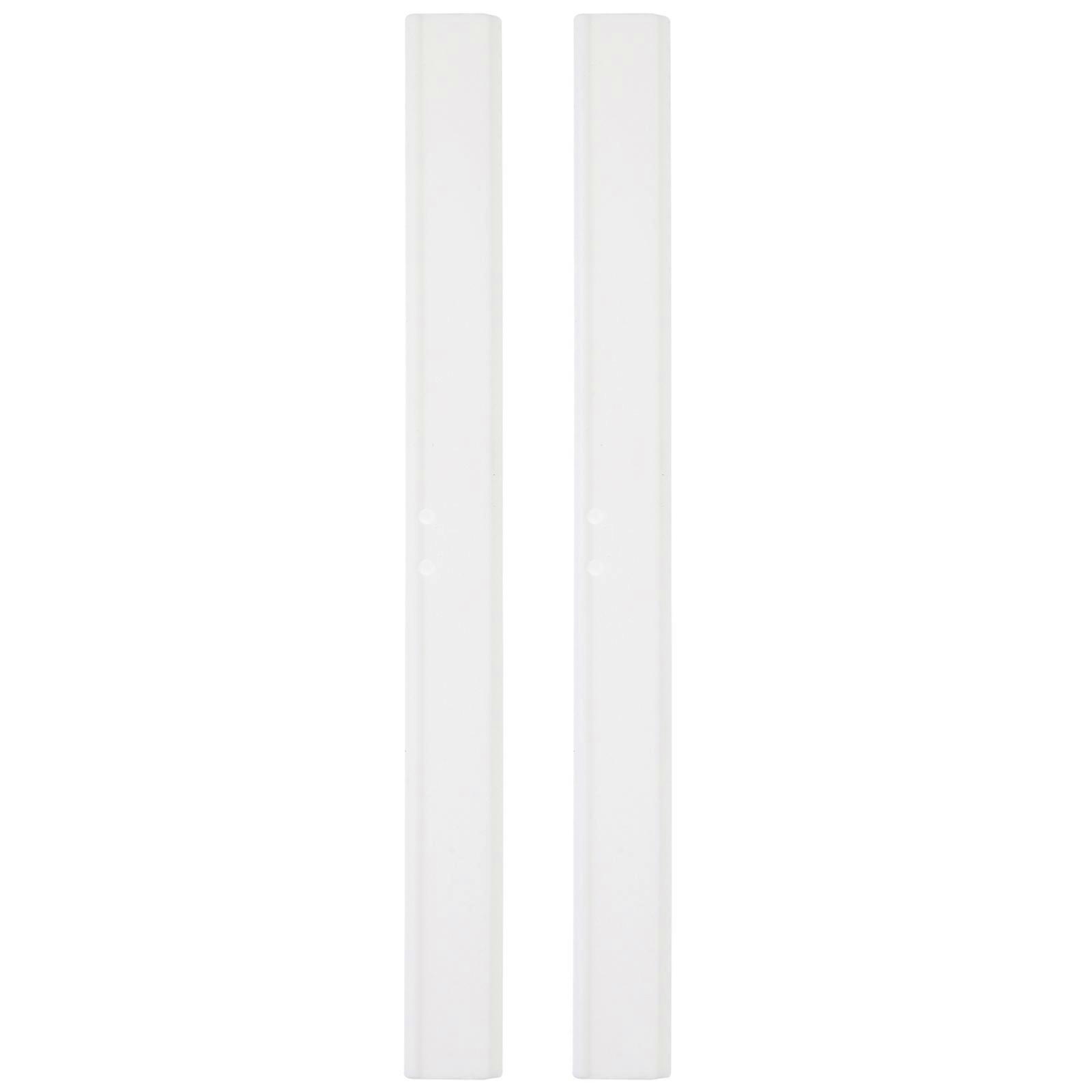 2pcs Replacement Squeegee Rubber Strip Squeegee Refill Strip Glass Squeegee Part