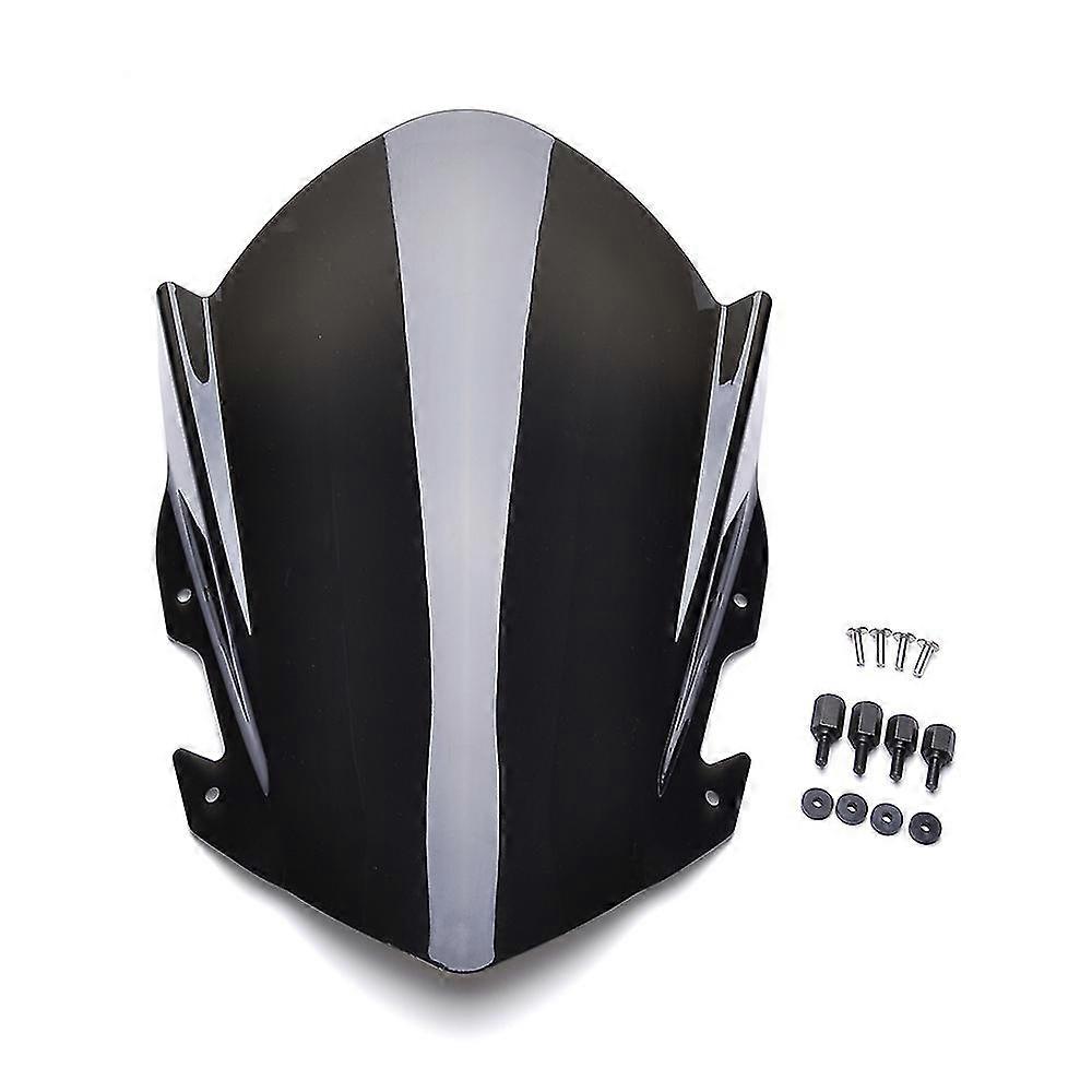 Exquisite For Ktm Rc 390 Windscreen Windshield With Bracket For Ktm Rc200 Rc390 Rc 125 200 390 2014-2021 2020 Double Bubble Wind Deflector