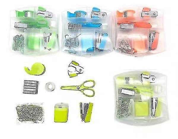 Stilvolle Pastell tone Mini Schreibwaren Set Schreibtisch Tidy Aufbewahrung