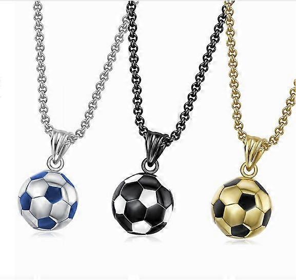 Collana di calcio in argento sterling per bambini