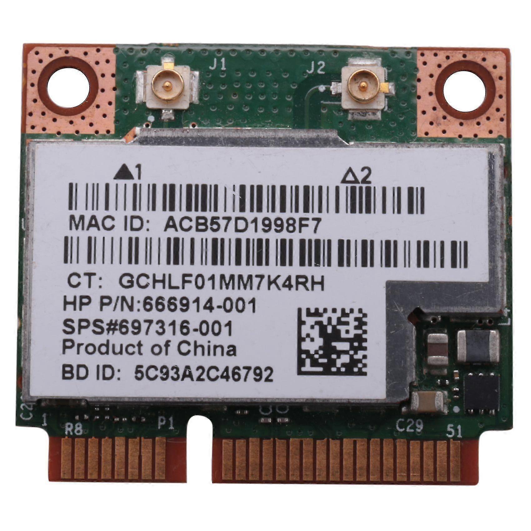 Dual Band Bcm943228hmb 802.11a/b/g 300mbps Wifi Wireless Card Bluetooth 4.0 Half Mini Pci-e Noteboo_Dec