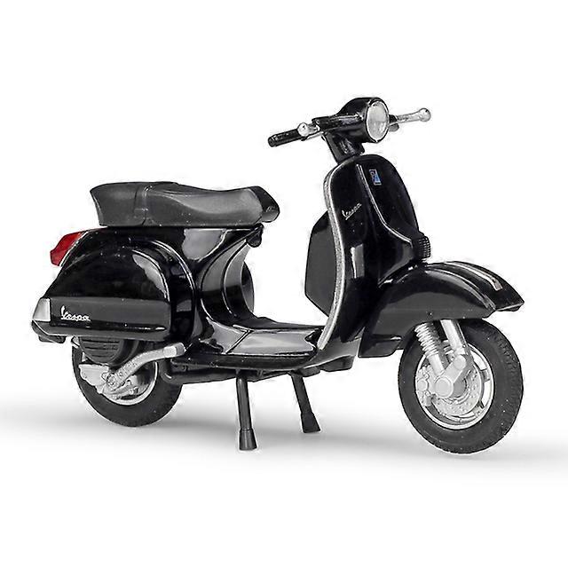 1:18 2016 VESPA PX 125合金压铸摩托车模型柔性旋转轮玩具儿童礼品玩具系列新品盒中