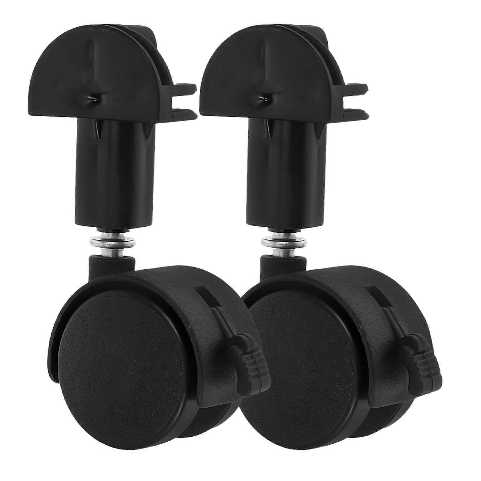 2pcs Stem Casters Wheels Replacement Wheels Caster Wheels for Pet Cage