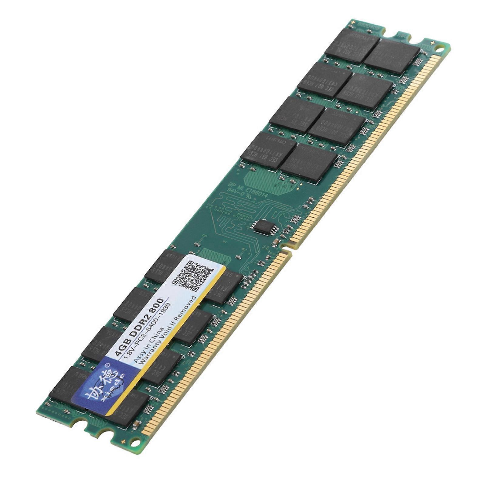Xiede 800MHZ 4G 240pin RAM Memory Designed for DDR2 PC2-6400 Desktop Computer for AMD 1.8V