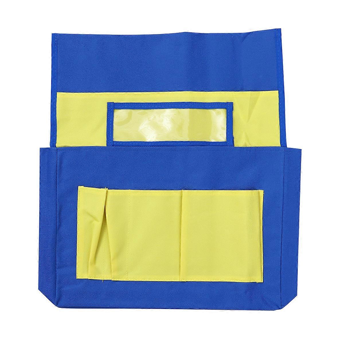 1Pc File Bags Durable and Fashion File Pouch with Big Pull Ring for Pencil File Storage(Yellow)