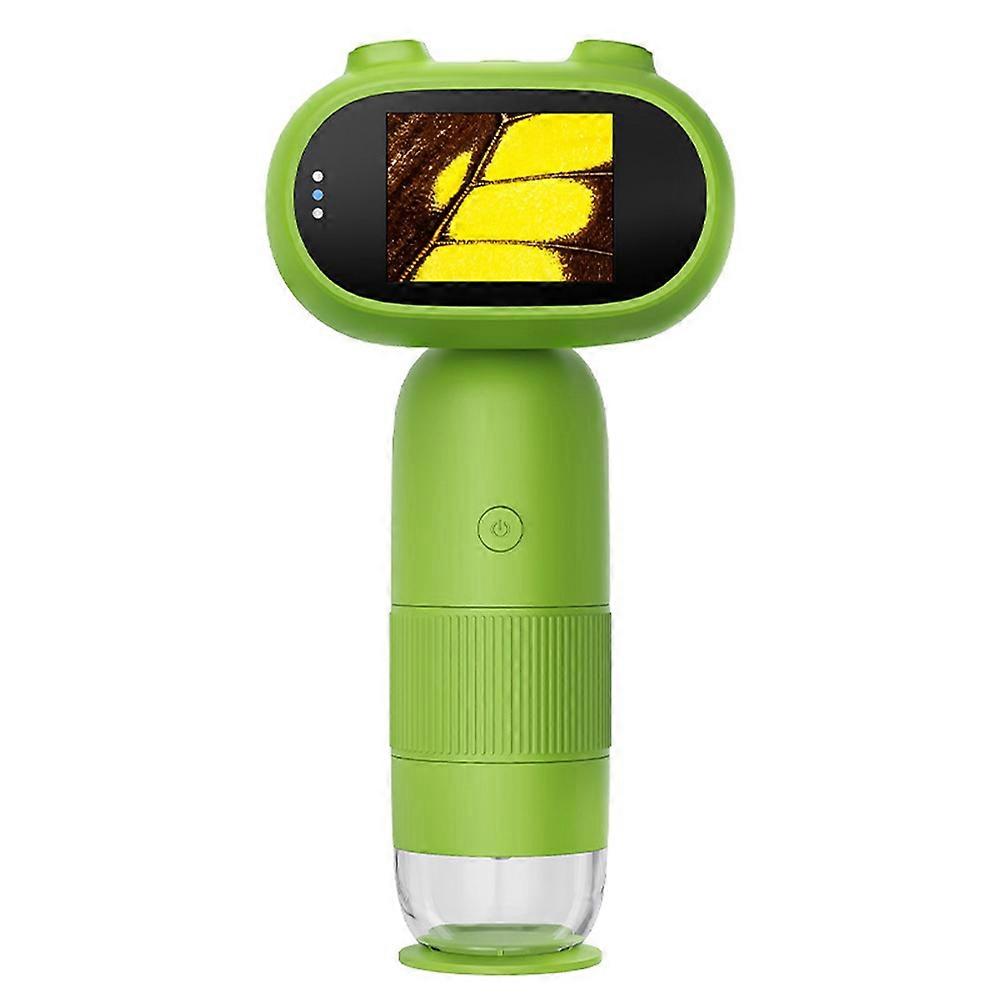 Digital Microscope Handheld Microscope with 2inch IPS Screen 1000X Portable Pocket Microscope for Kids Adults PC View