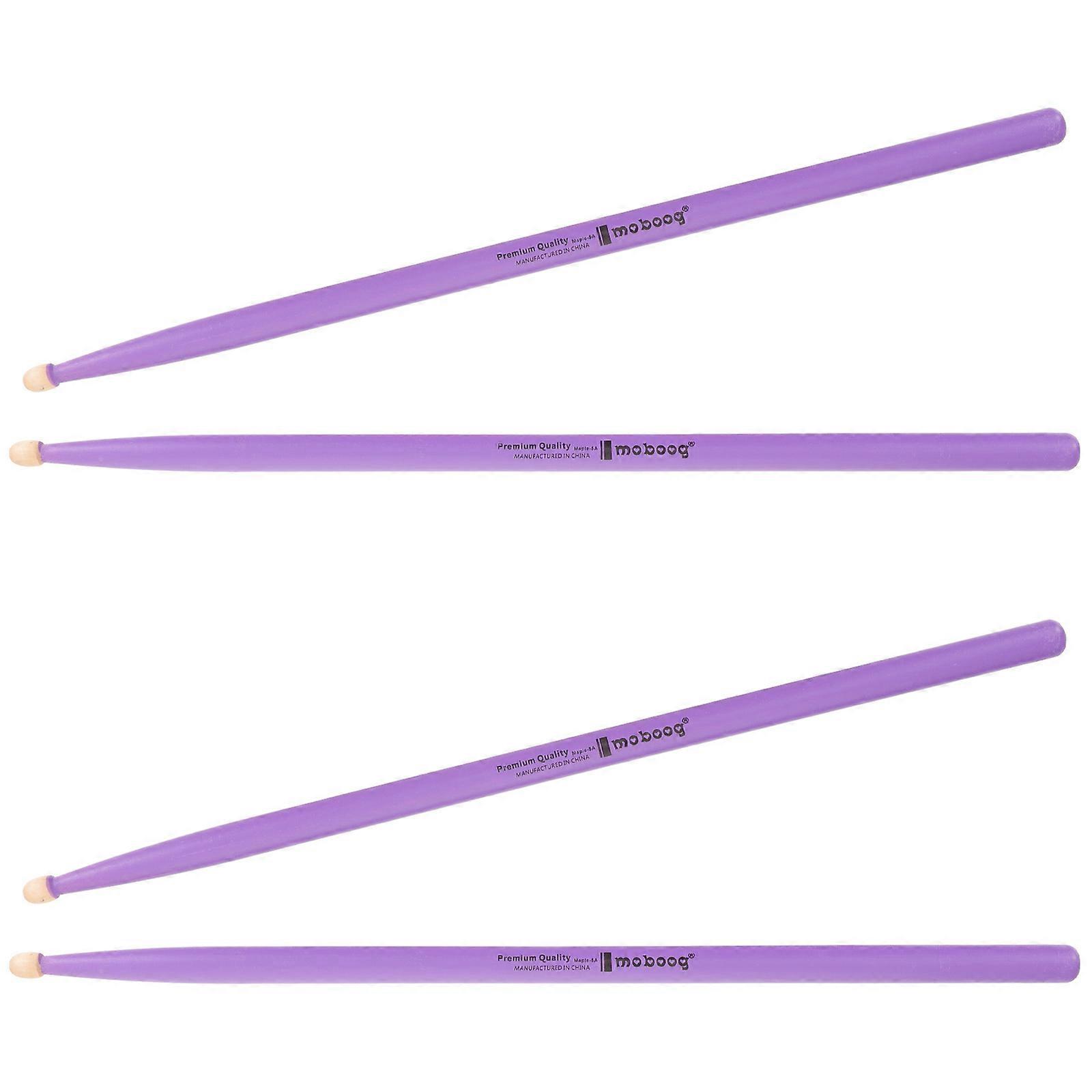 2 Pairs Drum Stick Percussion Instrument Stick Maple Drum Sticks Wood Drumsticks