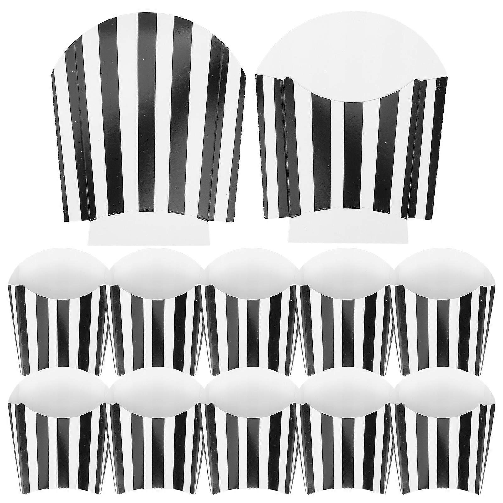 50Pcs Popcorn Favor Boxes Movie Night French Fries Holder Snacks Candy Container