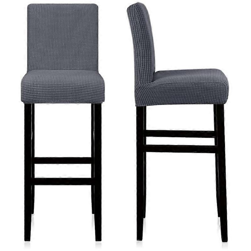 INF Checkered Bar Stool Covers, Stretch Baric Bench Seat Covers
