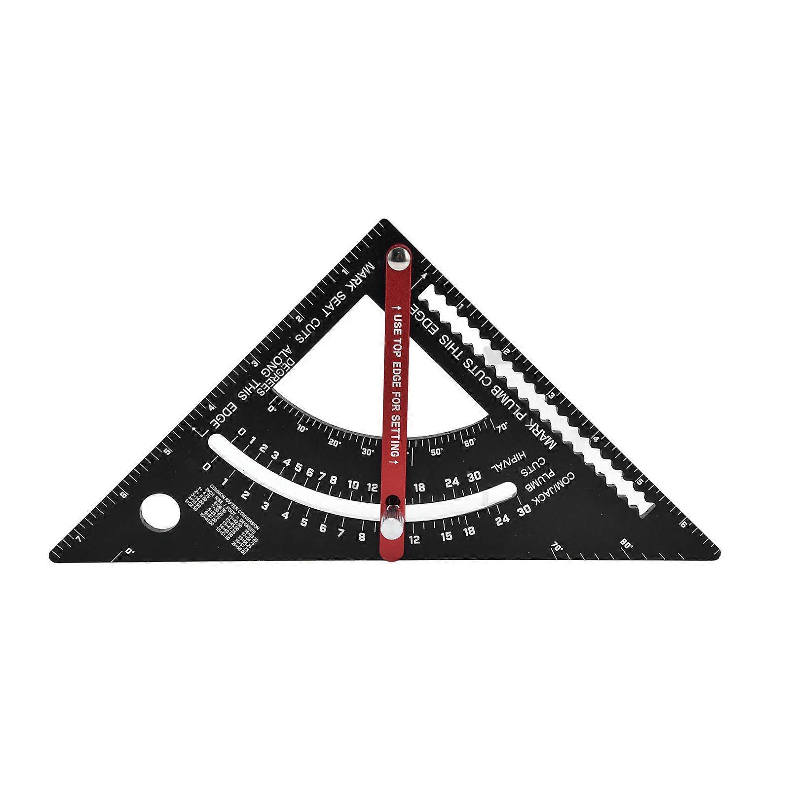 Adjustable Triangle Ruler Movable Aluminum Alloy Multifunctional Woodworking Layout Tool