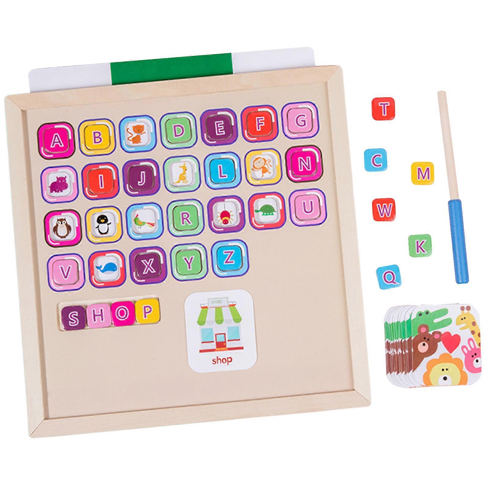 Magneettinen väri ja numerolabyrintti varhaiskasvatuksellinen pulmapelilauta lapsille