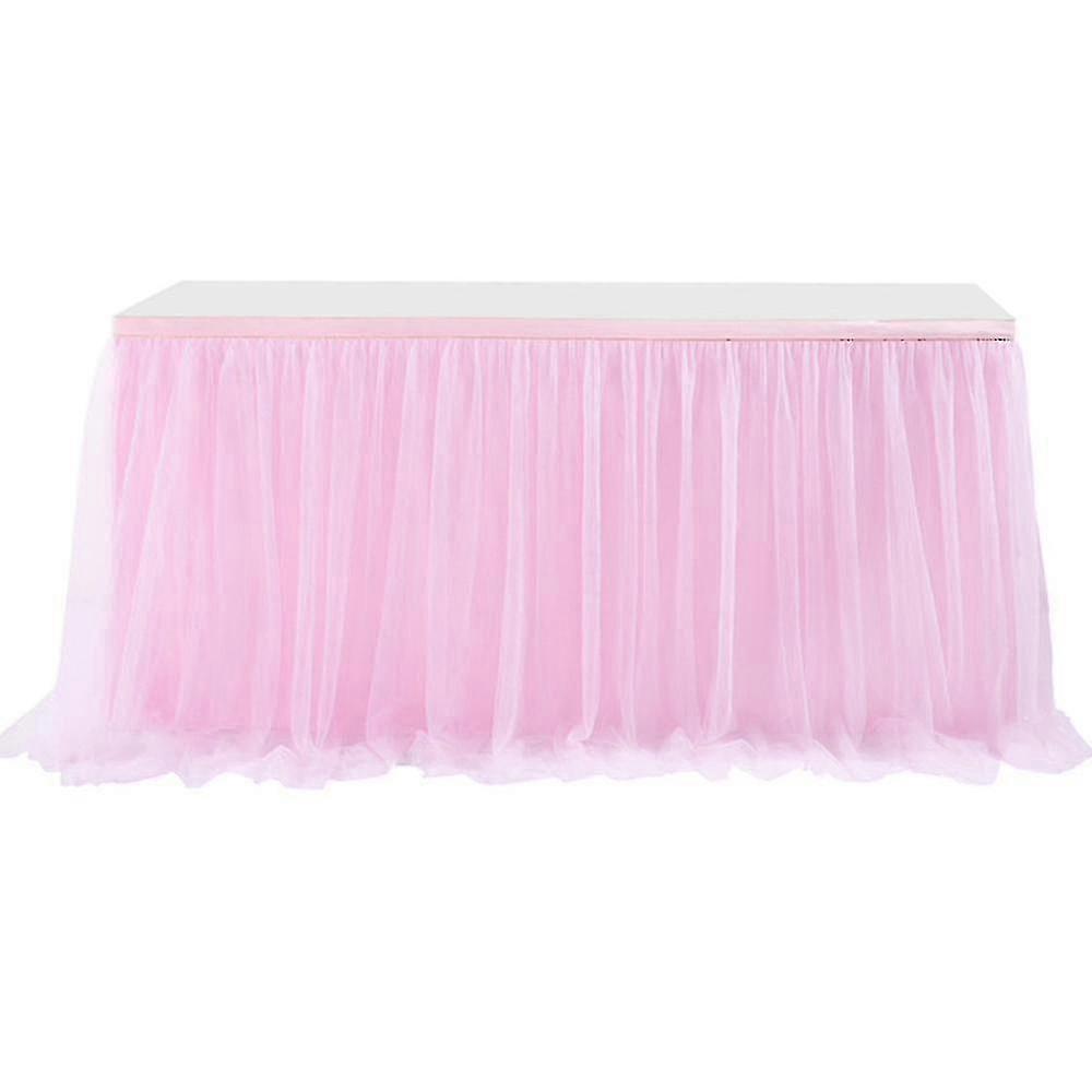 Tulle Table Skirt For Rectangle Or Round Tables Tutu Table Skirt Ruffle Table Cloth For Wedding Bridal Shower Baptism Christening