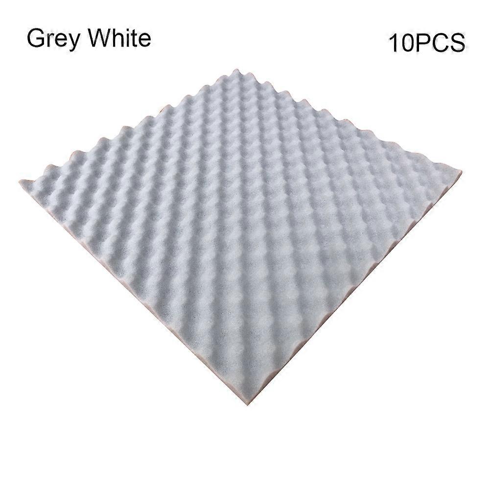 10 Pcs KTV Acoustic Foam Egg Studio Sound Insulation Absorption 50x50x2cm Foam Board New