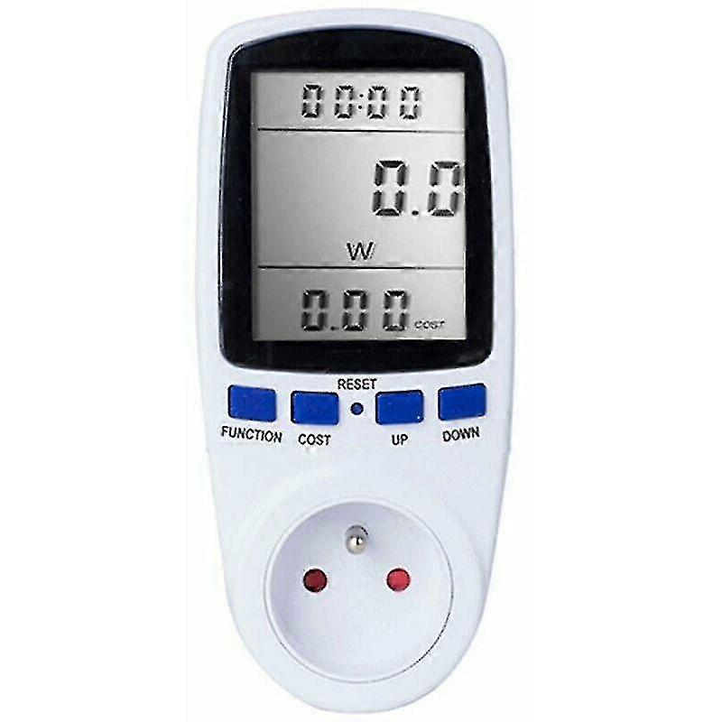 Msbd Digital Lcd Energy Meter Wattmeter Power Monitoring Device Electricity Kwh Power Measurement Analyzer