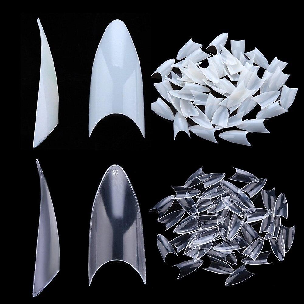 500pcs nagel tips stiletto tips