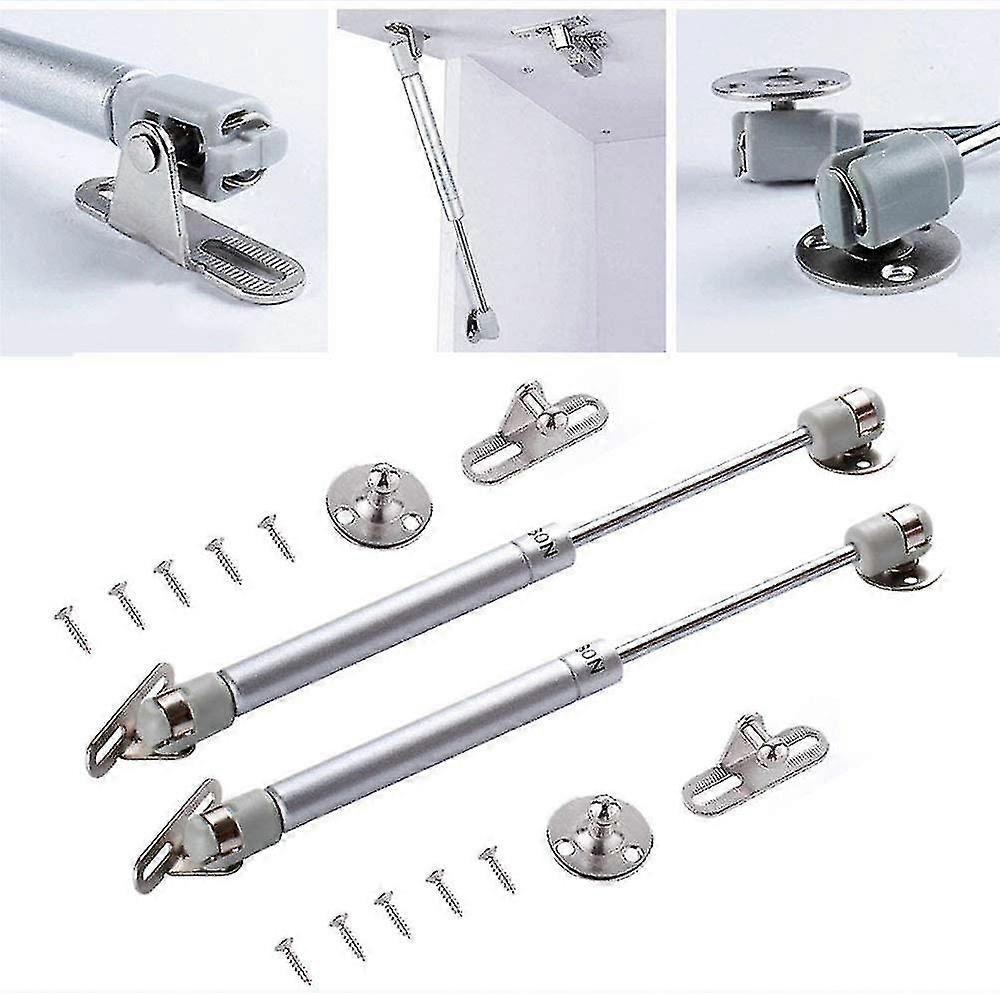 New- 4 Gas Struts Pneumatic Arm Hydraulic Kit Cabinet Door Lifting Cabinet Cabinet Door
