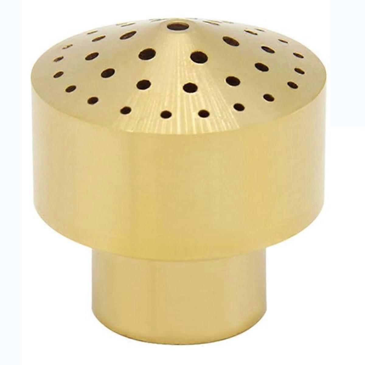 Brass Fountain Nozzle 1/2Inch DN15 Pond Column Water Sprinkle Head for Garden Pond Amusement Park