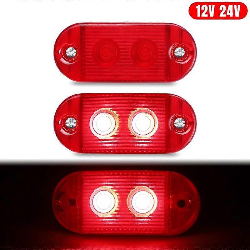 Waterproof LED Truck Side Clearance Light 12 24V Brake Lamp Reverse Tallight Universal For Bus Tractor Pickup Lorry 4X4 Microbus