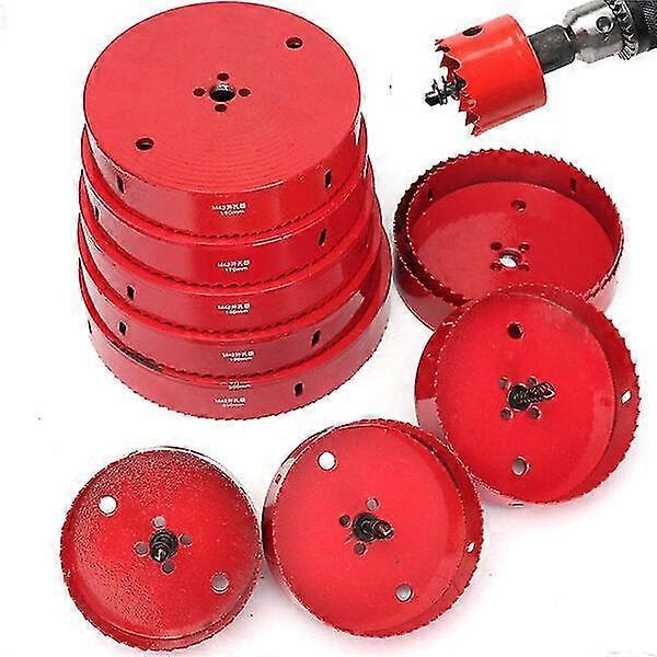 110-200Mm m42 hss hole saw cutter drill bit bi metal tip for aluminum iron wood