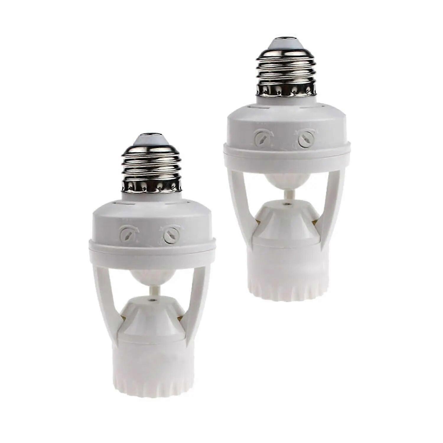 E27 Socket Converter with PIR Motion Sensor AC100-240V 60W Ampoule LED E27 Lamp Base Intelligent Switch Light Bulb Lamp holder