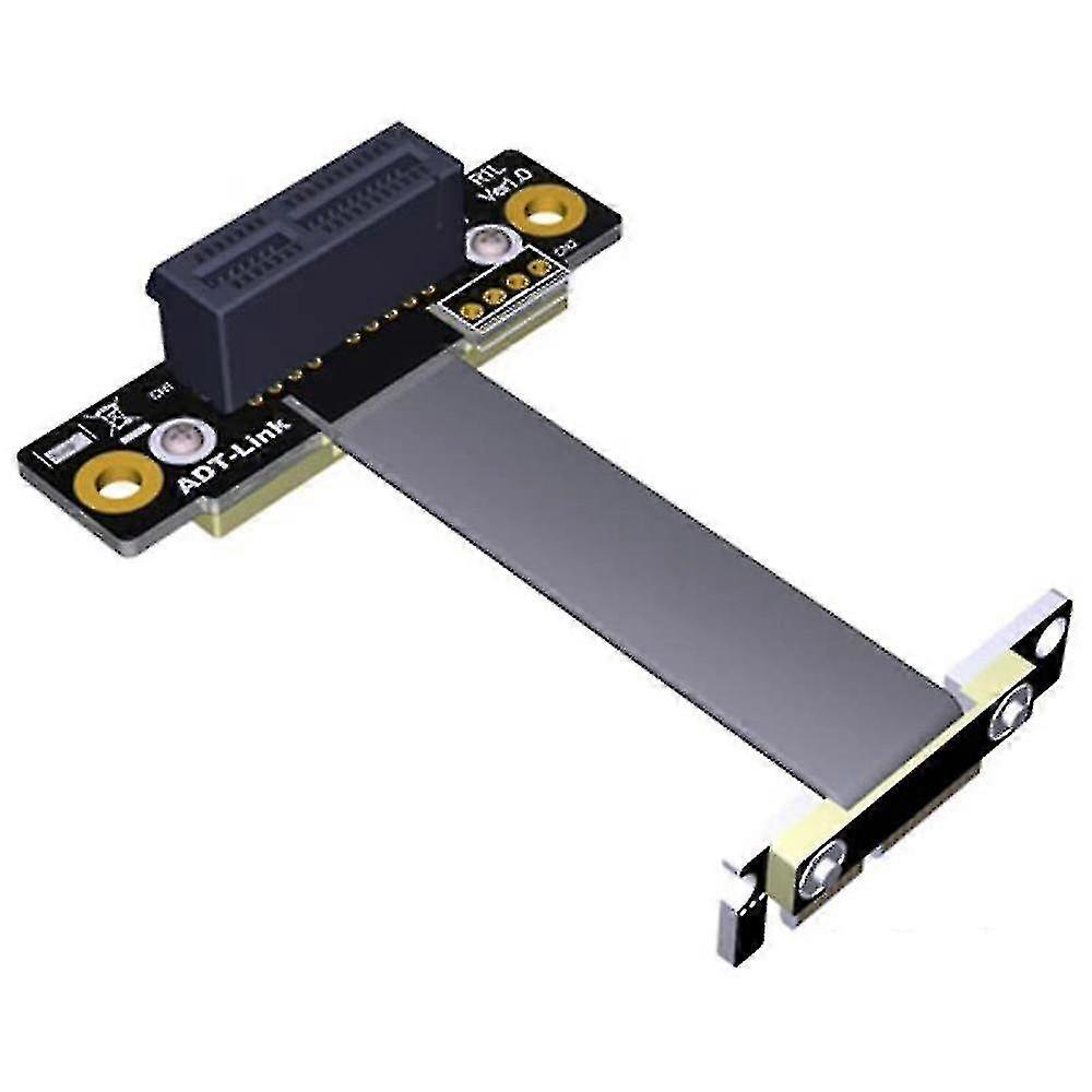 Pcie 3.0 X1 To X1 Cabo de extensão R11sl-tl Dual 90 Graus, 15cm
