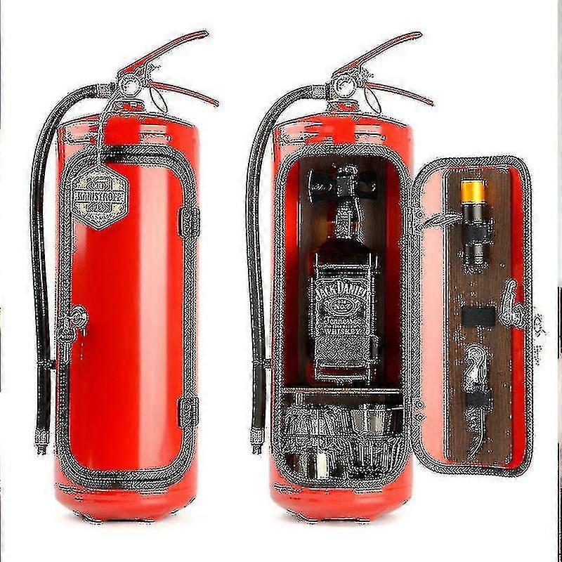 2023 New Mini Bar Wine Cabinet Fire Extinguisher Shape Wine Cabinet Storage Decoration