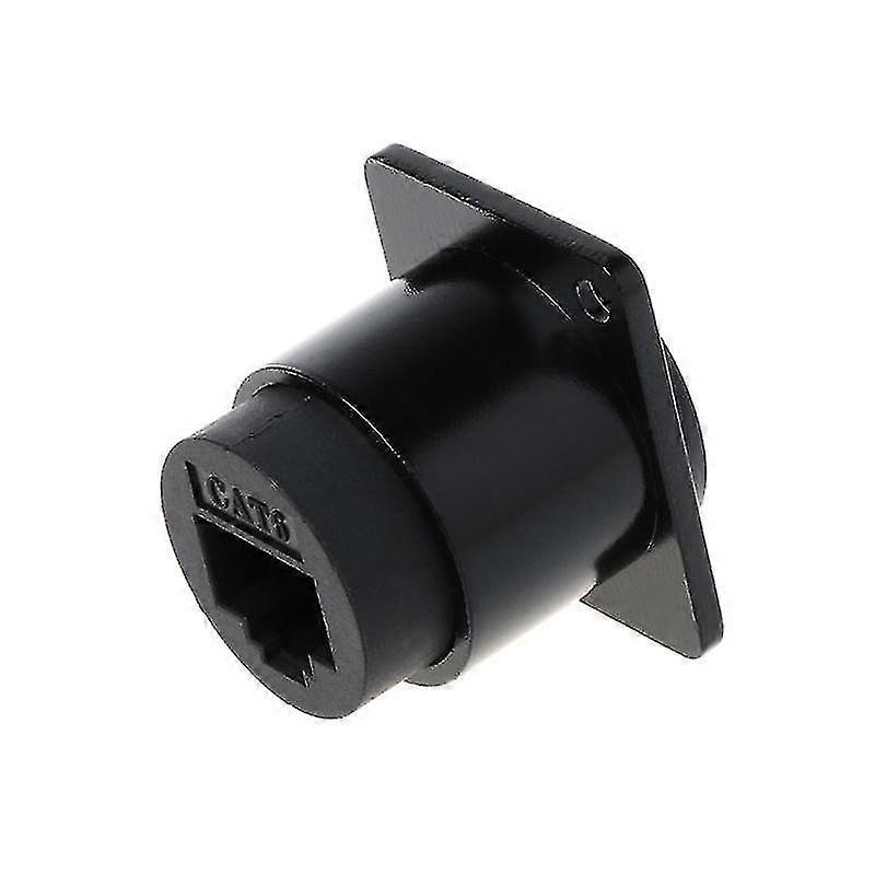 D-type Module Rj45 Socket Cable Female Signal Connector Cat6 Panel Mount Network Ethernet Extension Interface Adapter