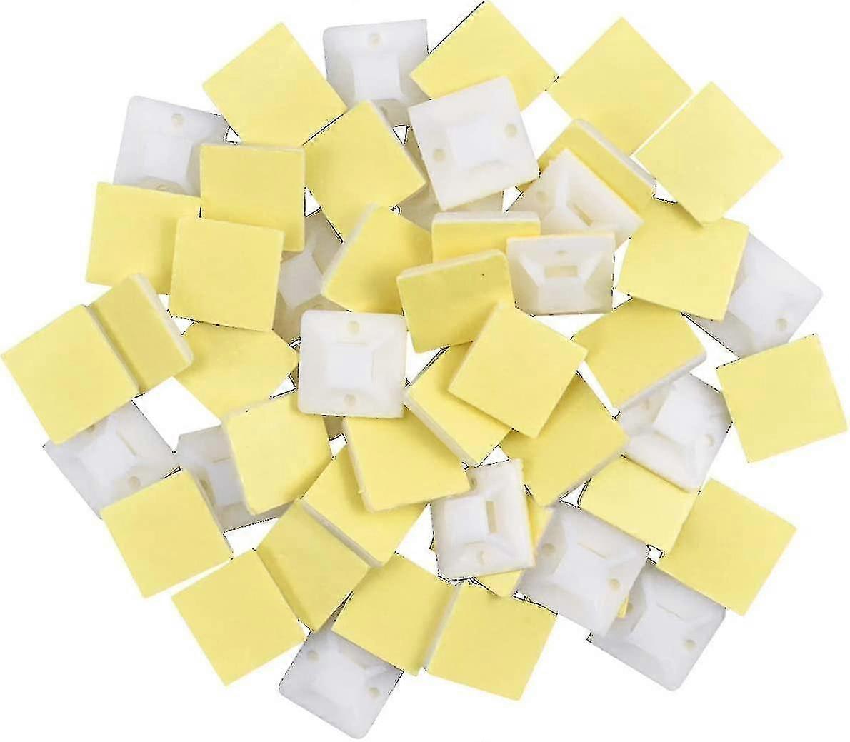 Nylon Cable Tie - Cable Tie Base H, Guazhuni 50pcs Cable Tie