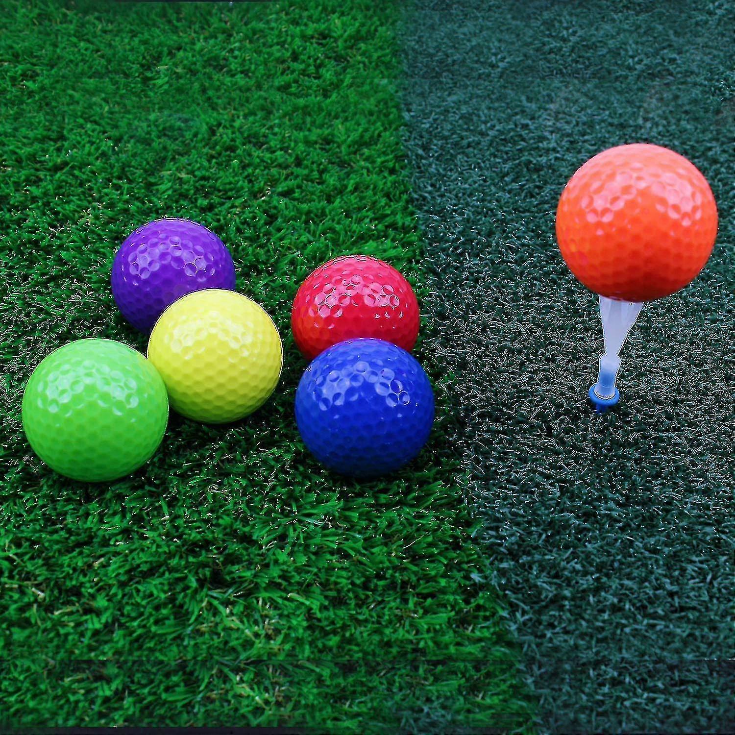 12pcs Mixed Colored Golf Ball, Driving Range Golf Balls,golf Practice Ball, Random Color