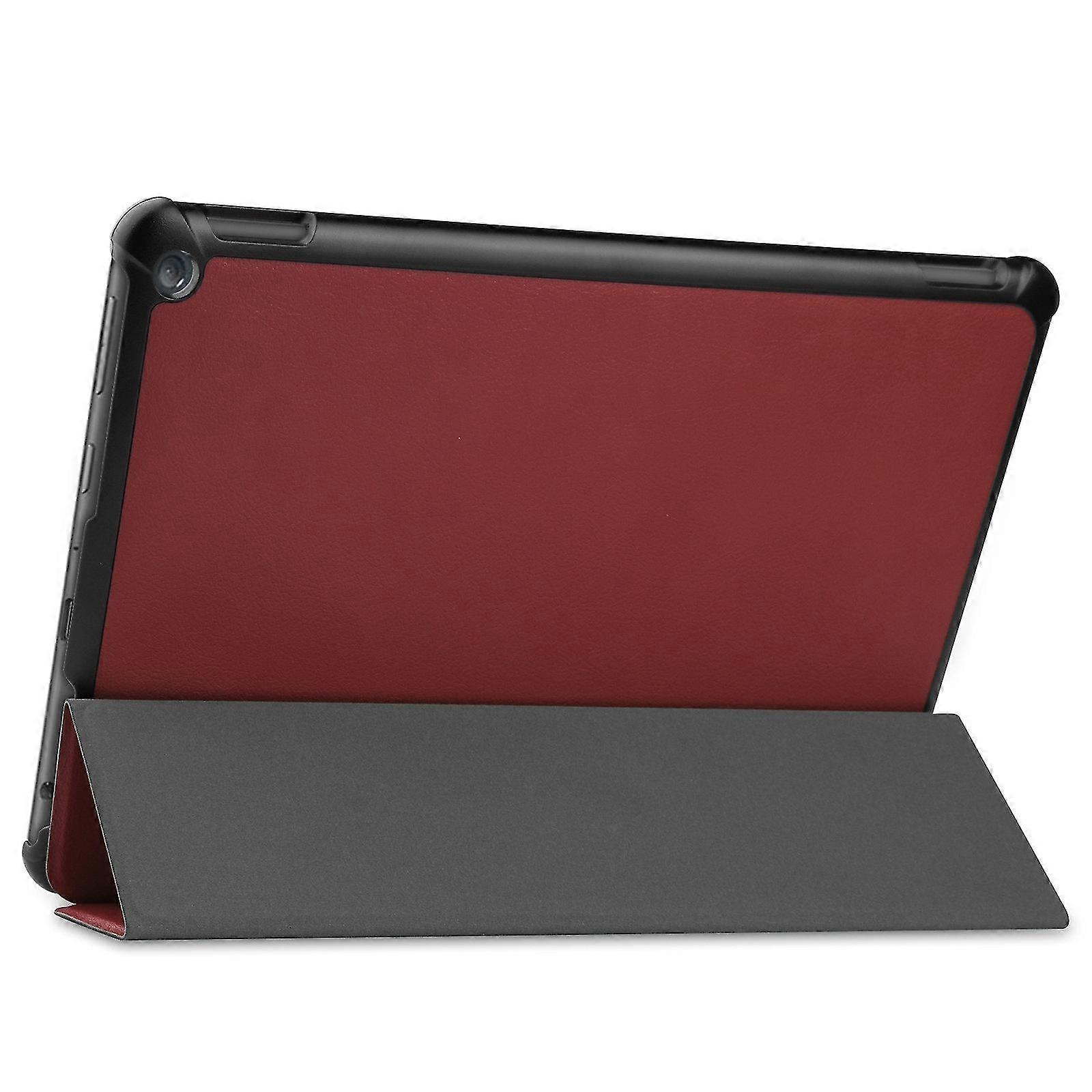 غطاء حماية ذكي من الجلد النحيف لجهاز Fire HD 10 اللوحي (الجيل العاشر، 2021)
