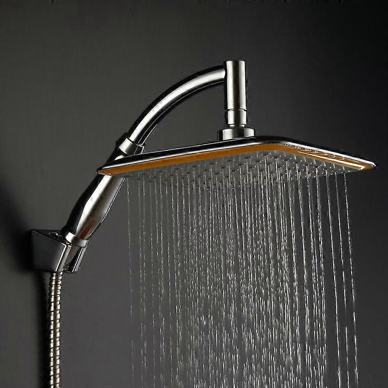 360 Swivel Joint 9 Inch Square Rainfall Overhead Shower Head Ionic Filtration High Pressure Saving Water Handheld Shower Autumn And Winter