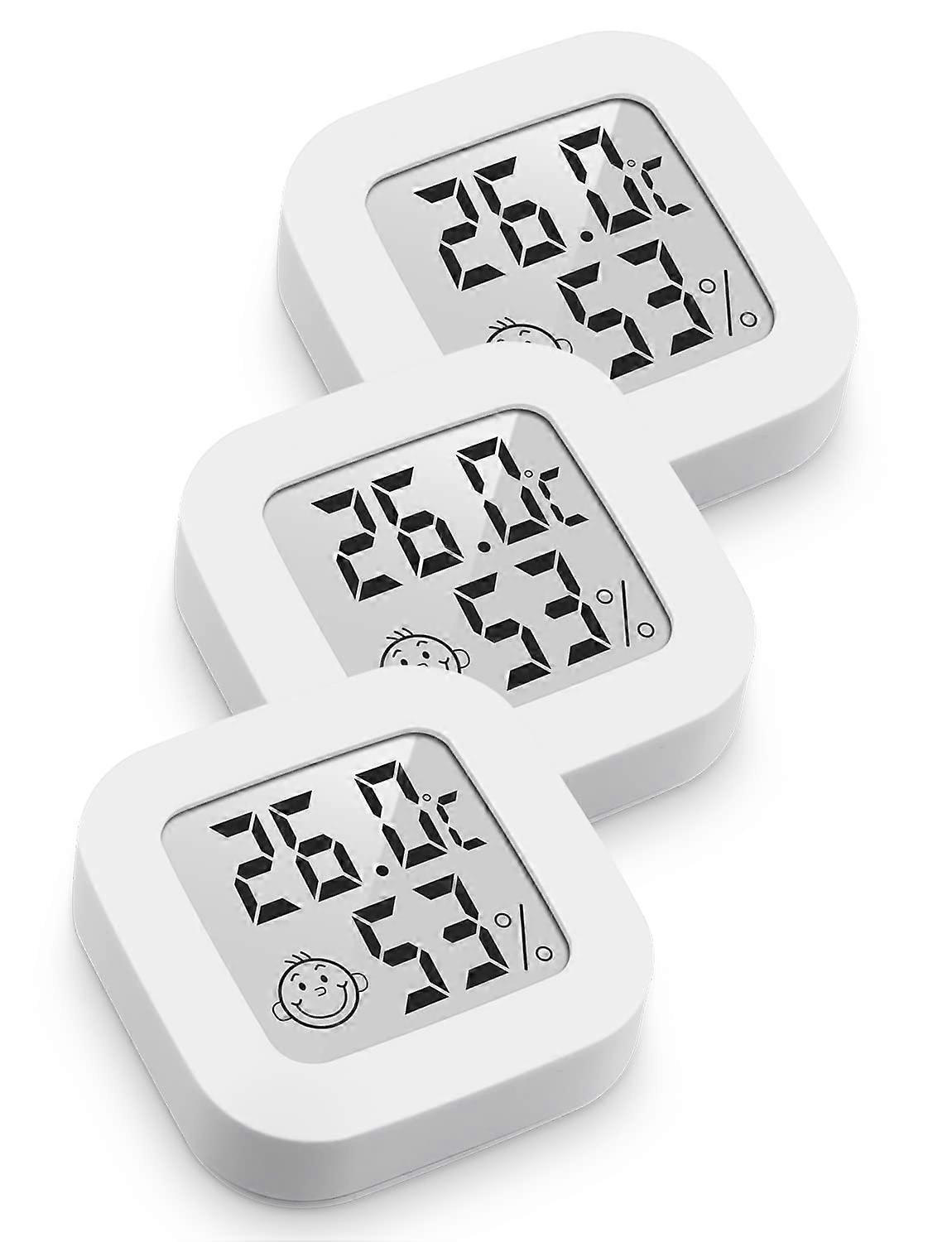 Mini High Precision Digital Indoor Thermometer Hygrometer-Thermo Hygrometer Comfort Level Indicator