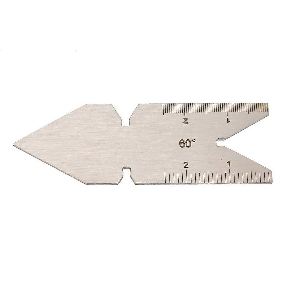 Center Fishtail Gauge Stainless Thread Pitch Gauge(60Screw Thread)