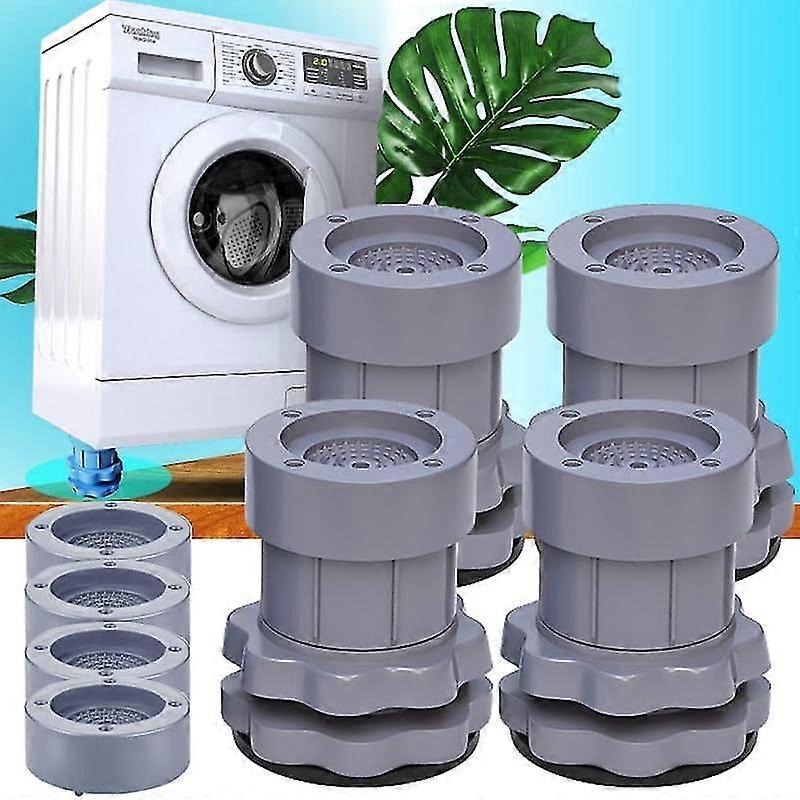 Multifunctional Adjustable Bracket Base Anti Vibration Pads For Washing Machine, Non Slip Heighten Shock And Noise Cancelling Washing Machine Feet Pad