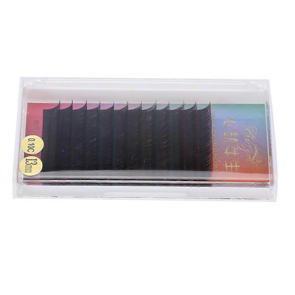 Gradient Ramp Soft Blended False Eyelashes Extension Long Fake Eye Lashes 0.10C 13mm