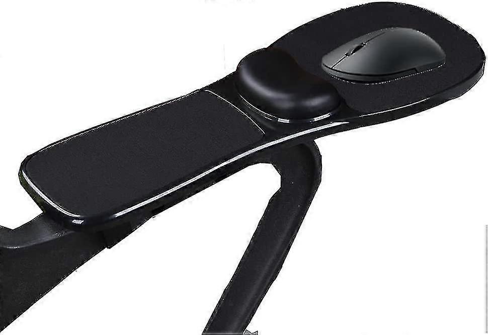 Ergonomic Arm Rest Adjustable Mouse Pad With Wrist Support Armrest Wrist Rest Attachment Arm Pad For Chair - Home & Office