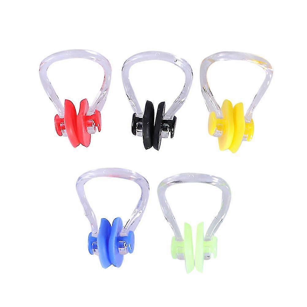 14pcs Nose Clips Anti-slip Portable Practical Waterproof Swimming Silicone Nose Clips(mixed Color)