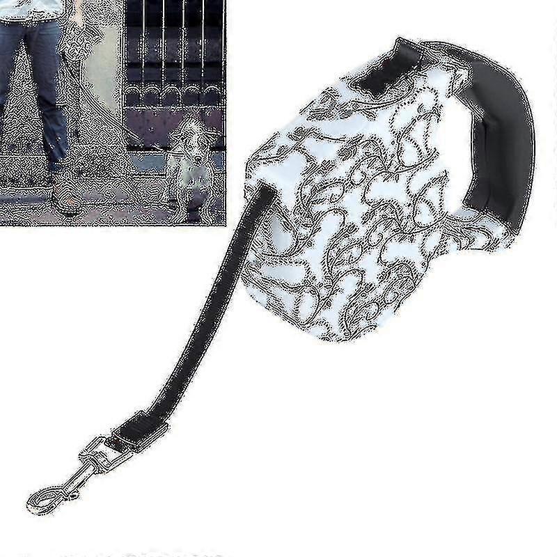 5m Creeper Pattern Flexible Retractable Dog / Cat Leash For Daily Walking