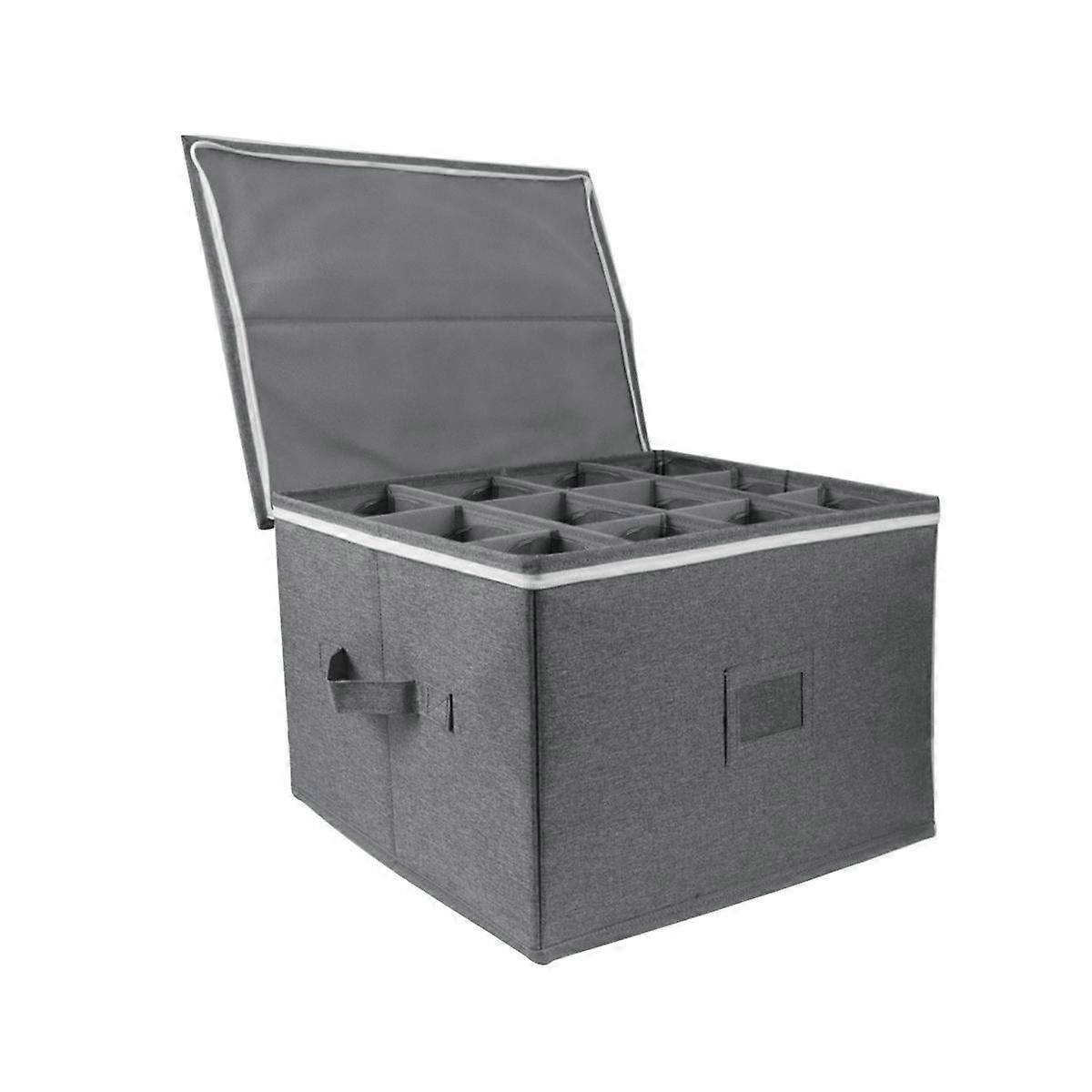Wine Glass Storage Box Collapsible Goblet Storage Box