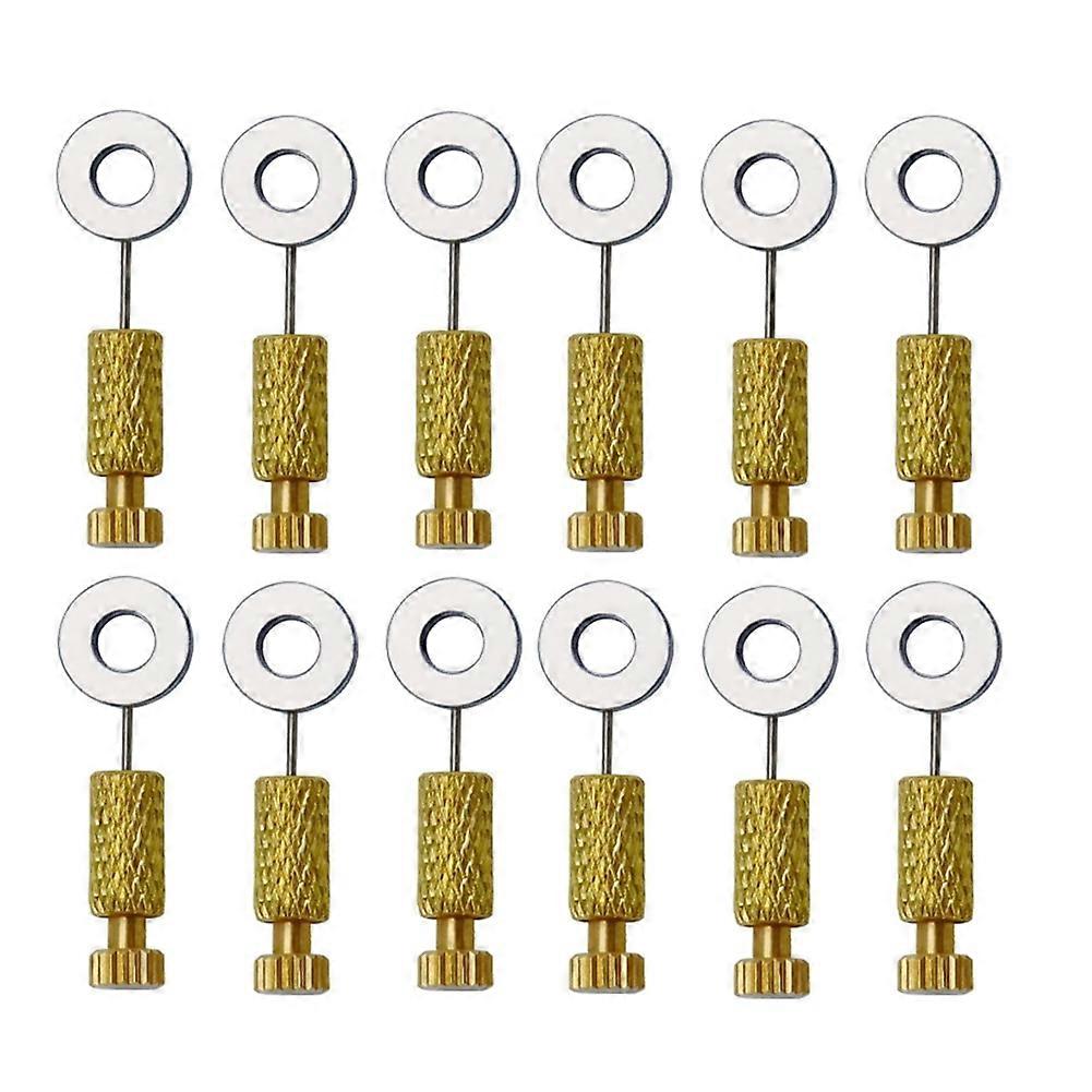 12Pcs DIY Tools Handmade Leather Goods Tools Suture Fixing Needle Leather Goods Fixed Needle Stitch