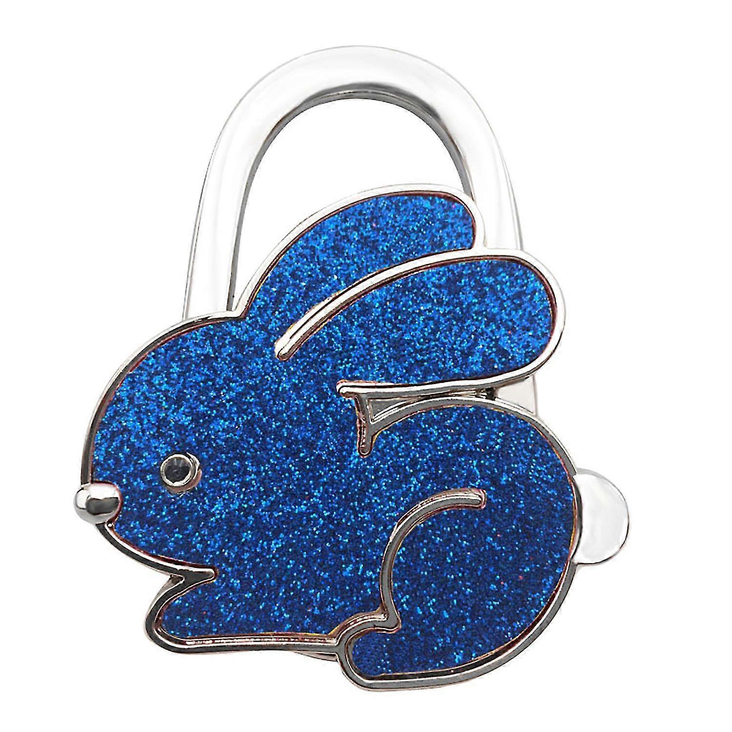 Table Bag Hook Rustproof Folding Alloy Lovely Rabbit Shape Handbag Hanger for Women