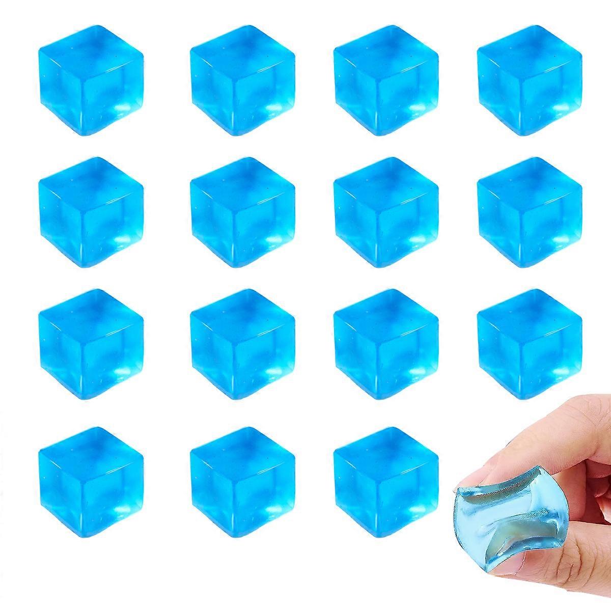 KXJ-15Pcs Cube Toys Party Favors Δώρα για παιδιά και ενήλικες, Ice Cube Stress Balls, Squeezy Sensory Cubes, Soft Squishy Anxiety Toys για παιδιά Ενήλικες, 2